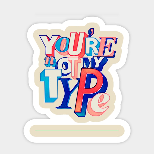 my type Sticker by mathiole